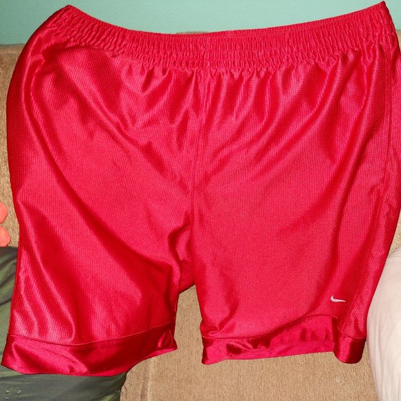 Nike Shorts Mens Nike Red Athletic Shorts Cotton Poly Xxl Poshmark